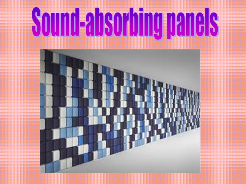 Sound-absorbing panels